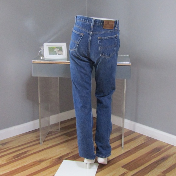 Vintage Polo Ralph Lauren 5 Pocket Blue Jeans 6x31 - Picture 2 of 6
